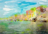 Varanasi River Bank
